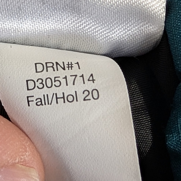 Eddie Bauer Teal/Black Weatheredge Men's Large Rain Jacket With Removable Hood - Picture 7 of 15